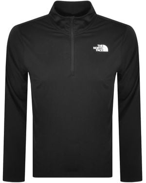 The North Face Quarter Zip T Shirt - Black