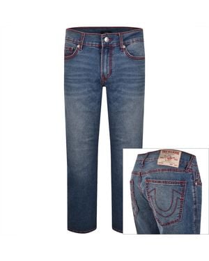 TRUE RELIGION Ricky Big T Nf Straight Jeans - Blue