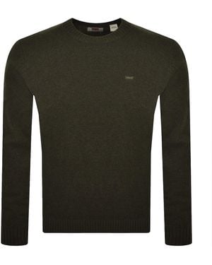 Levi's Crew Neck Knit Jumper - Green