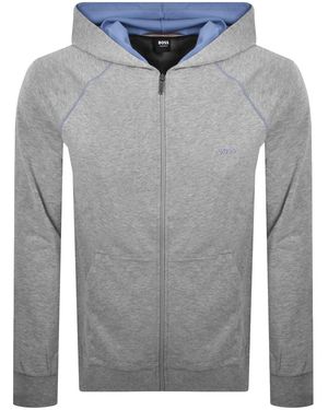 BOSS BUSINESS Boss Mix And Match Full Zip Hoodie - Grey