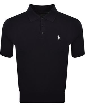 Ralph Lauren Knit Polo T Shirt - Blue
