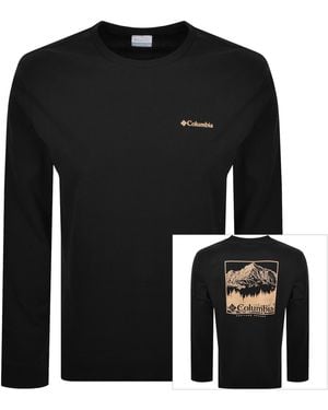 Columbia Seasonal Logo T Shirt - Black