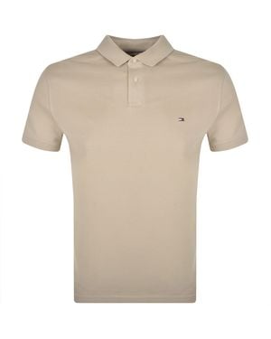 Tommy Hilfiger 1985 Regular Fit Polo T Shirt - Natural