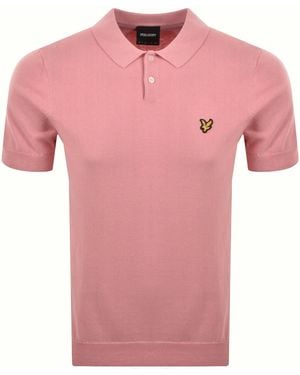 Lyle & Scott Knit Polo - Pink