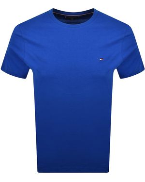 Tommy Hilfiger Essential Solid T Shirt Regal - Blue