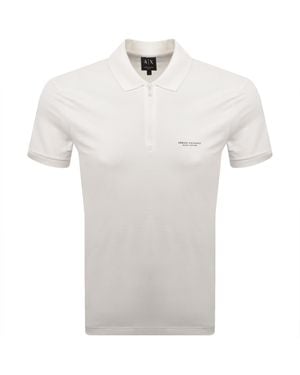 ARMANI EXCHANGE Polo T Shirt Off - White