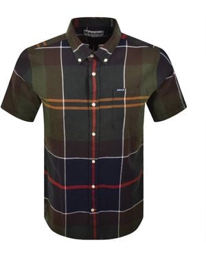 Barbour Douglas Short Sleeved Shirt - Black