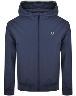 Fred Perry Brentham Hooded Jacket - Blue