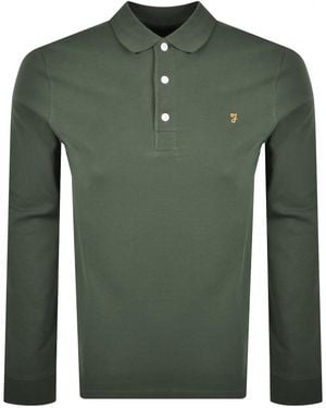 Farah Farah Blanes Polo T Shirt - Green