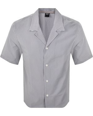 BOSS BUSINESS Boss Velvetfish Shirt - Gray