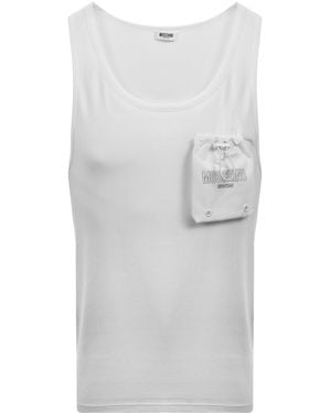 Moschino Swim Pocket Vest - Grey