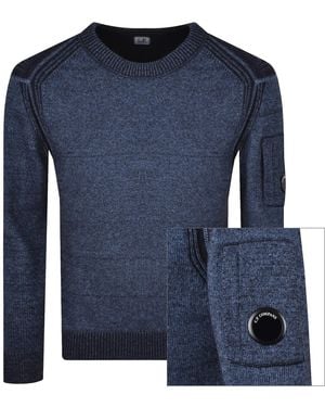 C.P. Company Cp Company Knit Jumper - Blue