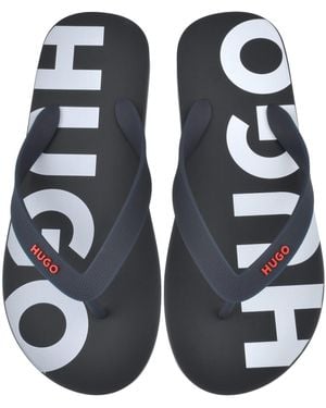 HUGO Arvel Flip Flops Dark - Black