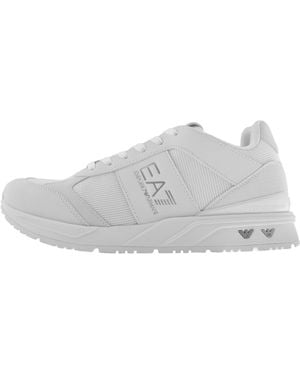 EA7 Emporio Armani Logo Trainers - Grey