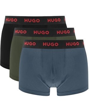 HUGO 3 Pack Trunks - Blue