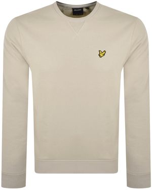 Lyle & Scott Crew Neck Sweatshirt - Natural