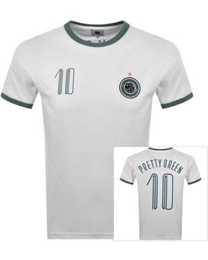 Pretty Green Outro Ringer T Shirt - Grey