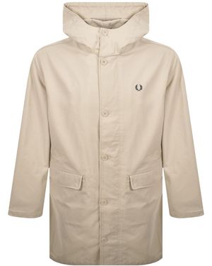 Fred Perry Groundsman Parka Jacket - Natural