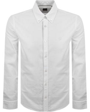 BOSS BUSINESS Boss H Roan Slim Fit Shirt - White