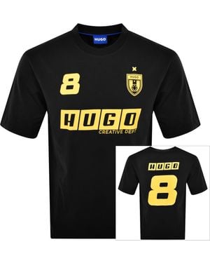 HUGO Nebulop T Shirt - Black