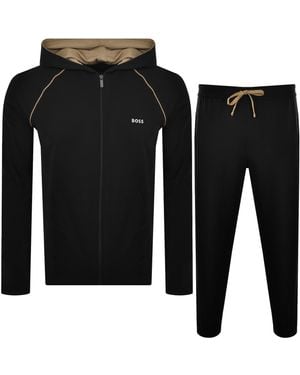 BOSS BUSINESS Boss Mix And Match Hooded Tracksuit - Black