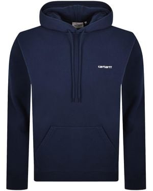 Carhartt Script Hoodie - Blue