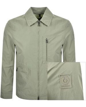 Belstaff Grid Overshirt Lichen - Green