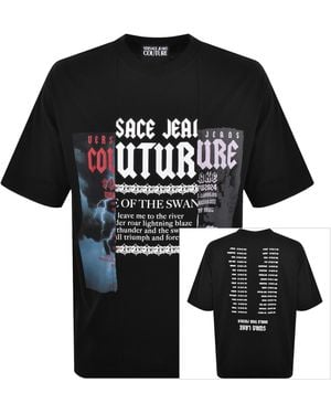 Versace Jeans Couture Couture Logo T Shirt - Black