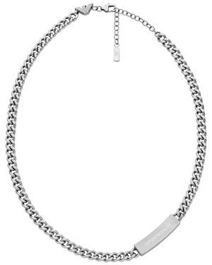 Armani Emporio Id Necklace - Metallic