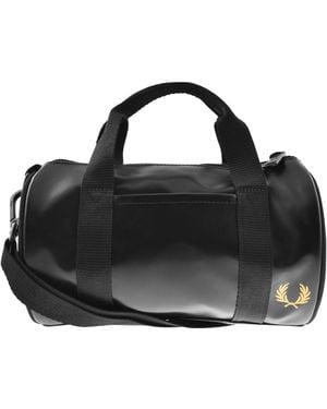 Fred Perry Mini Barrel Bag - Black