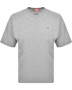 DIESEL T Boxt T Shirt - Grey
