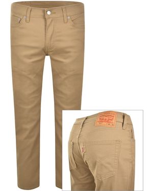 Levi's 511 Slim Fit Stretch Chinos - Natural