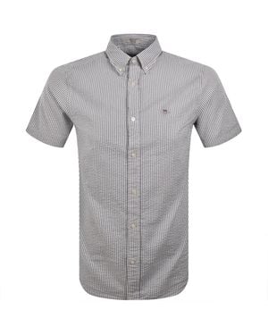 GANT Seersucker Shirt - Grey