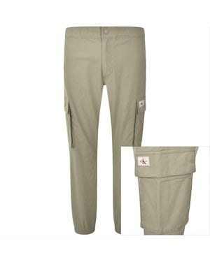 Calvin Klein Jeans Skinny Cargo Pants - Green