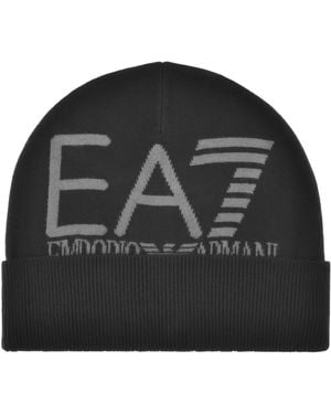 EA7 Emporio Armani Beanie Hat - Black