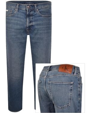 Calvin Klein Jeans Straight Fit Jeans - Blue