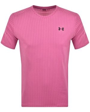 Under Armour Tech Vent Jacquard T Shirt - Pink