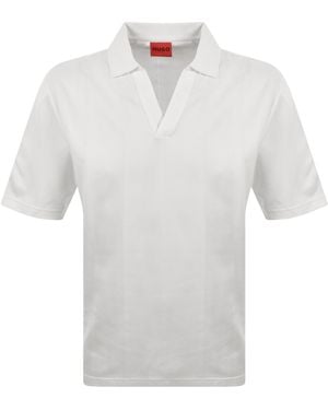 HUGO Dasillo Polo Shirt - White
