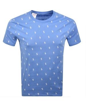 Ralph Lauren Lounge Crew Neck T Shirt - Blue