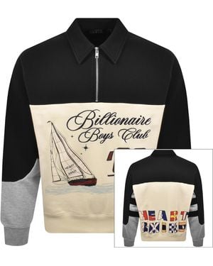 BBCICECREAM Quarter Zip Sweatshirt - Black