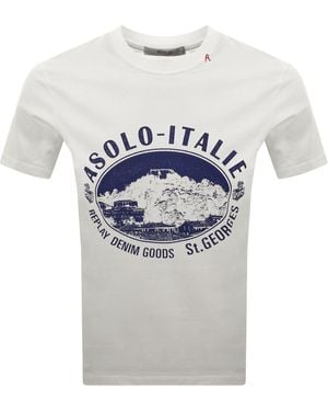 Replay Graphic T Shirt - Grey