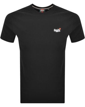 Superdry Vintage Logo T Shirt - Black