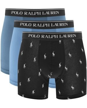 Ralph Lauren Underwear 3 Pack Boxer Briefs - Grey