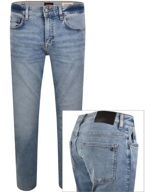 BOSS Boss Delaware Slim Fit Jeans - Blue