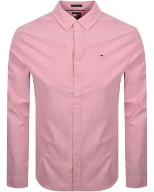 Tommy Hilfiger Regular Fit Oxford Shirt - Pink