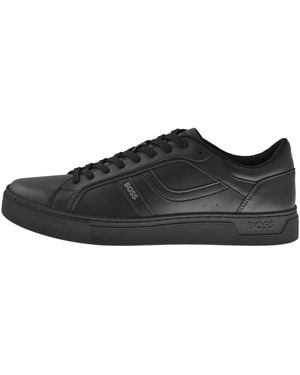 BOSS BUSINESS Boss Rhys Tennis Trainers - Black