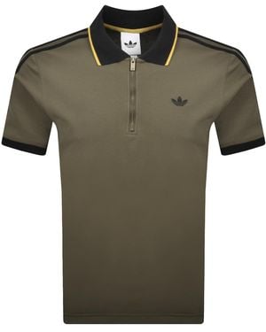 adidas Originals Jersey Polo T Shirt - Green