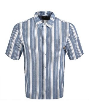 G-Star G-Star Regular Short Sleeved Shirt - Blue