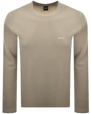 BOSS BUSINESS Boss Waffle T Shirt Light - Natural