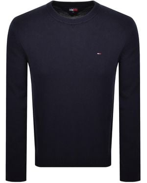 Tommy Hilfiger Flag Slim Sweatshirt - Blue